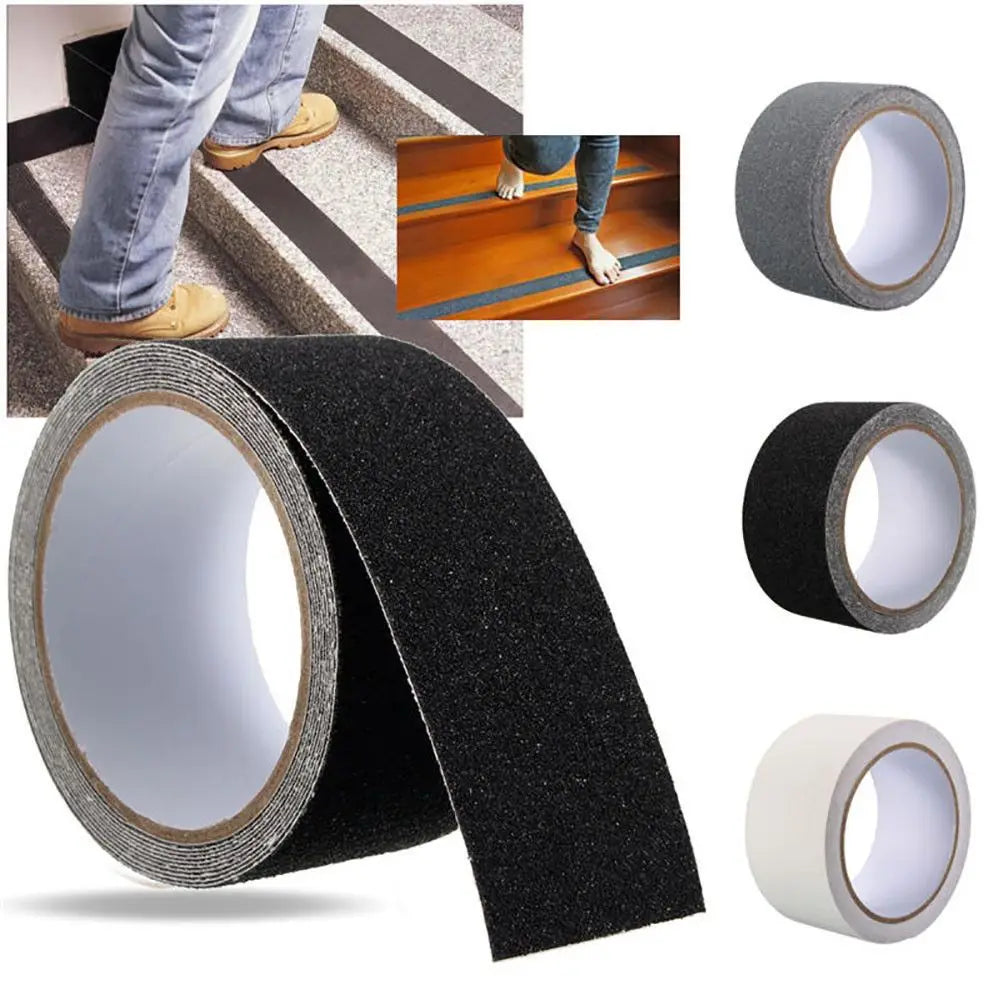 5m Floor Stairs Non Slip Tapes Indoor/Outdoor Bathroom Anti-Slip Strong Adhesive Stickers For Safety Traction Tape Stairs Floor