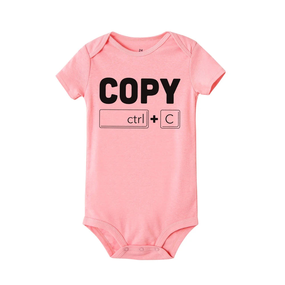 Copy Paste Twins  Twins Announcement Gifts for Twins Baby Shower Gift for Boys Girls Identical Twins Bodysuits Wear