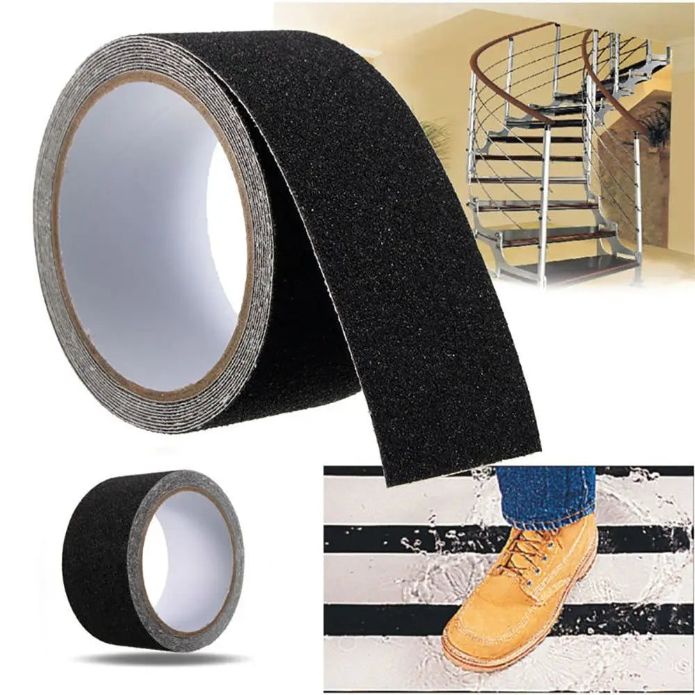 5m Floor Stairs Non Slip Tapes Indoor/Outdoor Bathroom Anti-Slip Strong Adhesive Stickers For Safety Traction Tape Stairs Floor