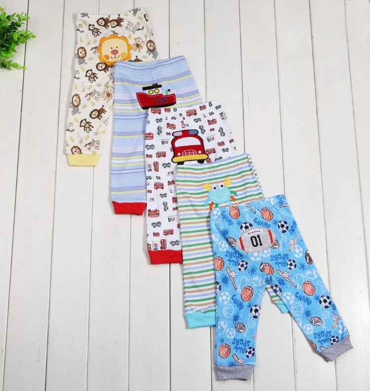 PP Pants 3/4/5 Pieces A Lot Baby Trousers Kid Wear Busha Baby Pants Cartoon Boy Girl Infant Toddlers Clothing Cotton Pant