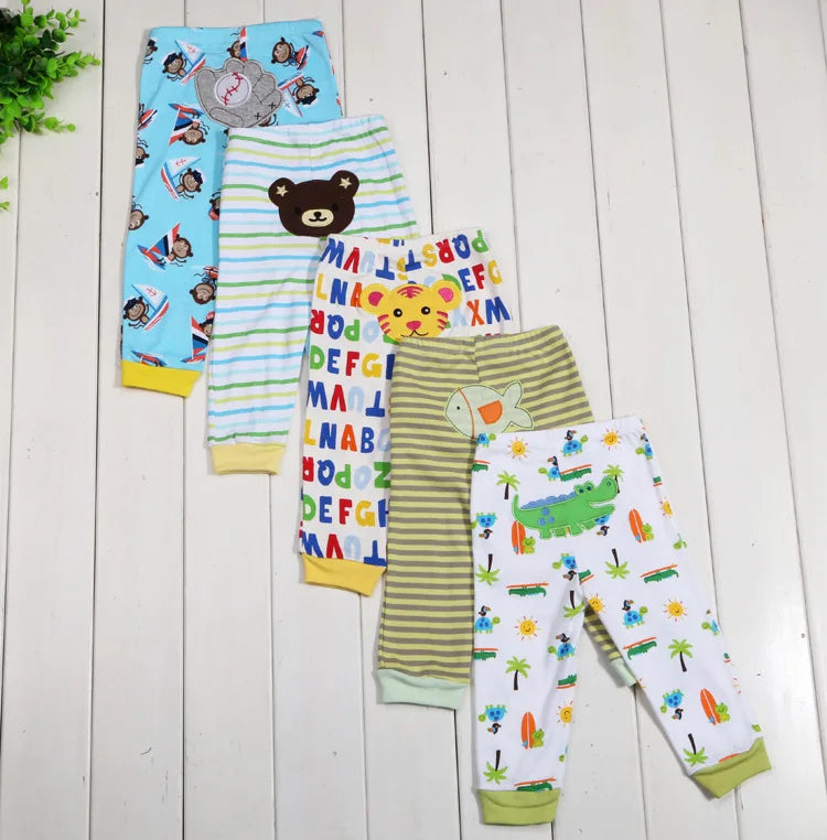 PP Pants 3/4/5 Pieces A Lot Baby Trousers Kid Wear Busha Baby Pants Cartoon Boy Girl Infant Toddlers Clothing Cotton Pant