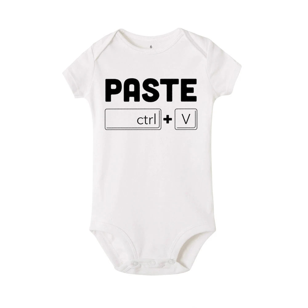 Copy Paste Twins  Twins Announcement Gifts for Twins Baby Shower Gift for Boys Girls Identical Twins Bodysuits Wear