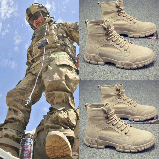 Summer Breathable Work Shoes Tactical Desert Boots