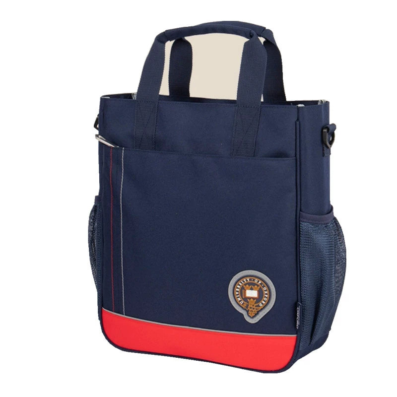 Oxford University Children's Tutorial Bag Primary School Students Grade 1-6 Boys Lightweight and Large Capacity Hand Bag Messenger Bag Female