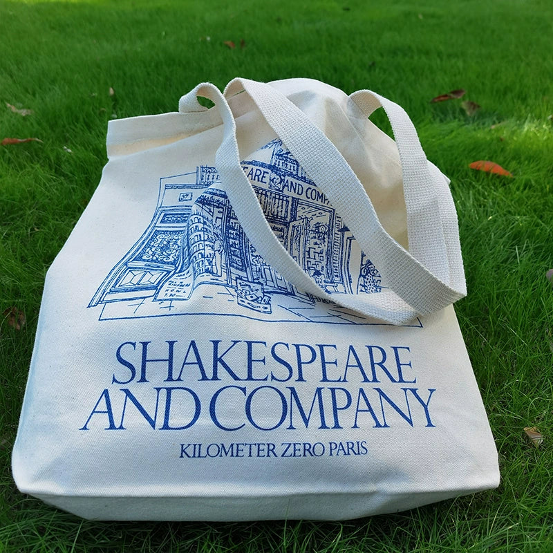 Shakespeare Bookstore Thick Student Canvas Bag