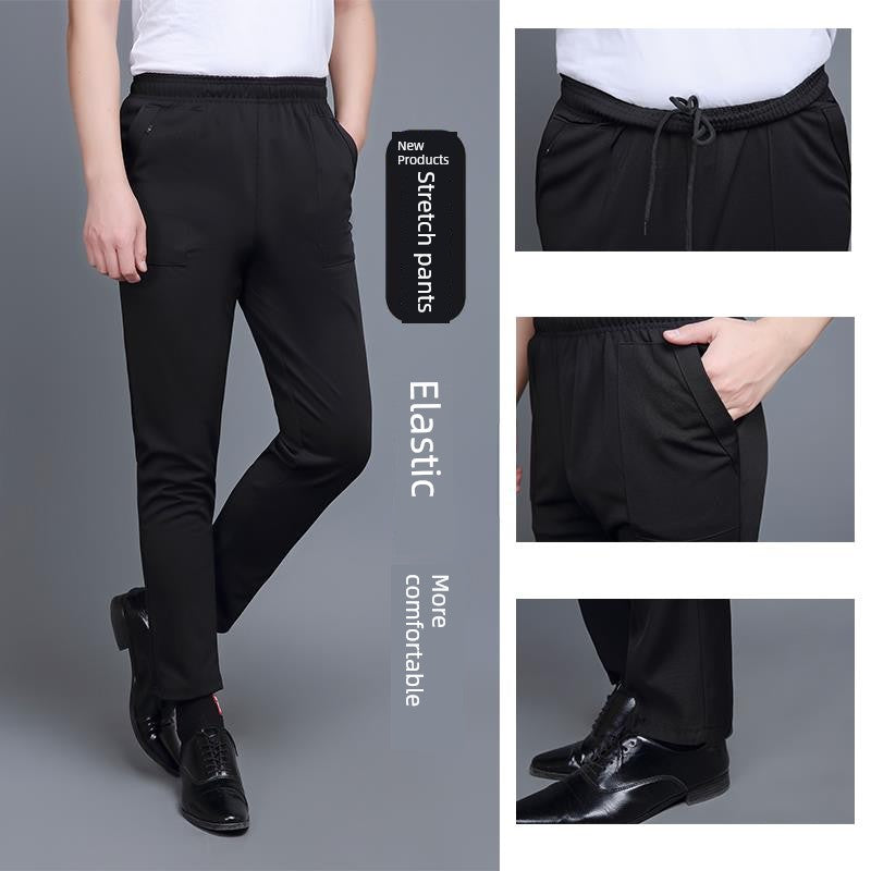 Chef Autumn and Winter Set Hotel Stain-Resistant Work Pants