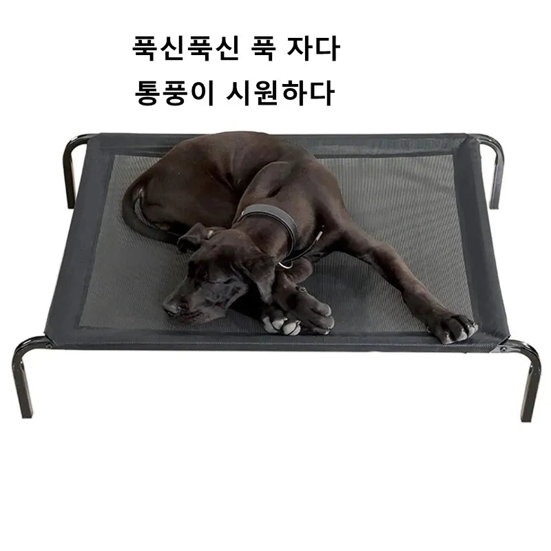 Elevated Dog Bed Breathable Dog Pad Pet Elevated Bed Dog Accessories Portable Removable For Small Dogs Cats Bed Pet Supplies