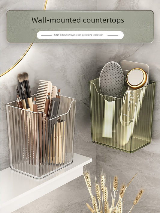 Comb Punch-Free Wall Hanging Washstand Shaver Toothbrush