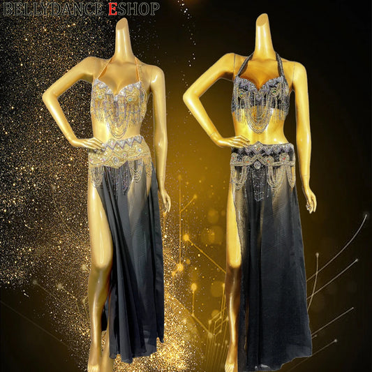 New Women Professiona Stage Performance Party Outfit Sequins BellyDancing Suit Sexy Holloween Carnival Dancer Costume Stage Wear