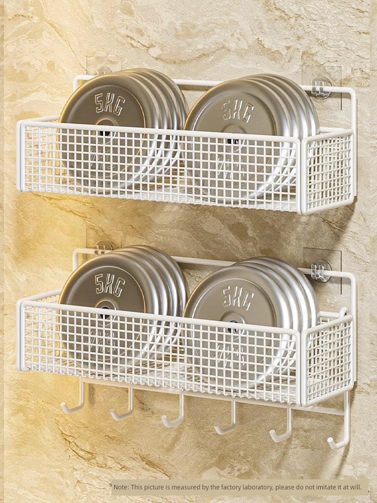 Wall-Mounted Punch-Free Wall Vanity Storage Rack