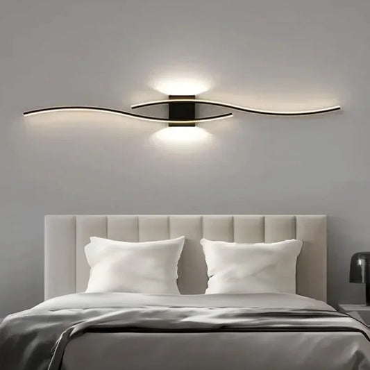 Modern LED Wall Lamp For Living Room Bedroom Bedside Wall Lights TV Background Decor Wall Light Sconces Indoor Lighting Fixture