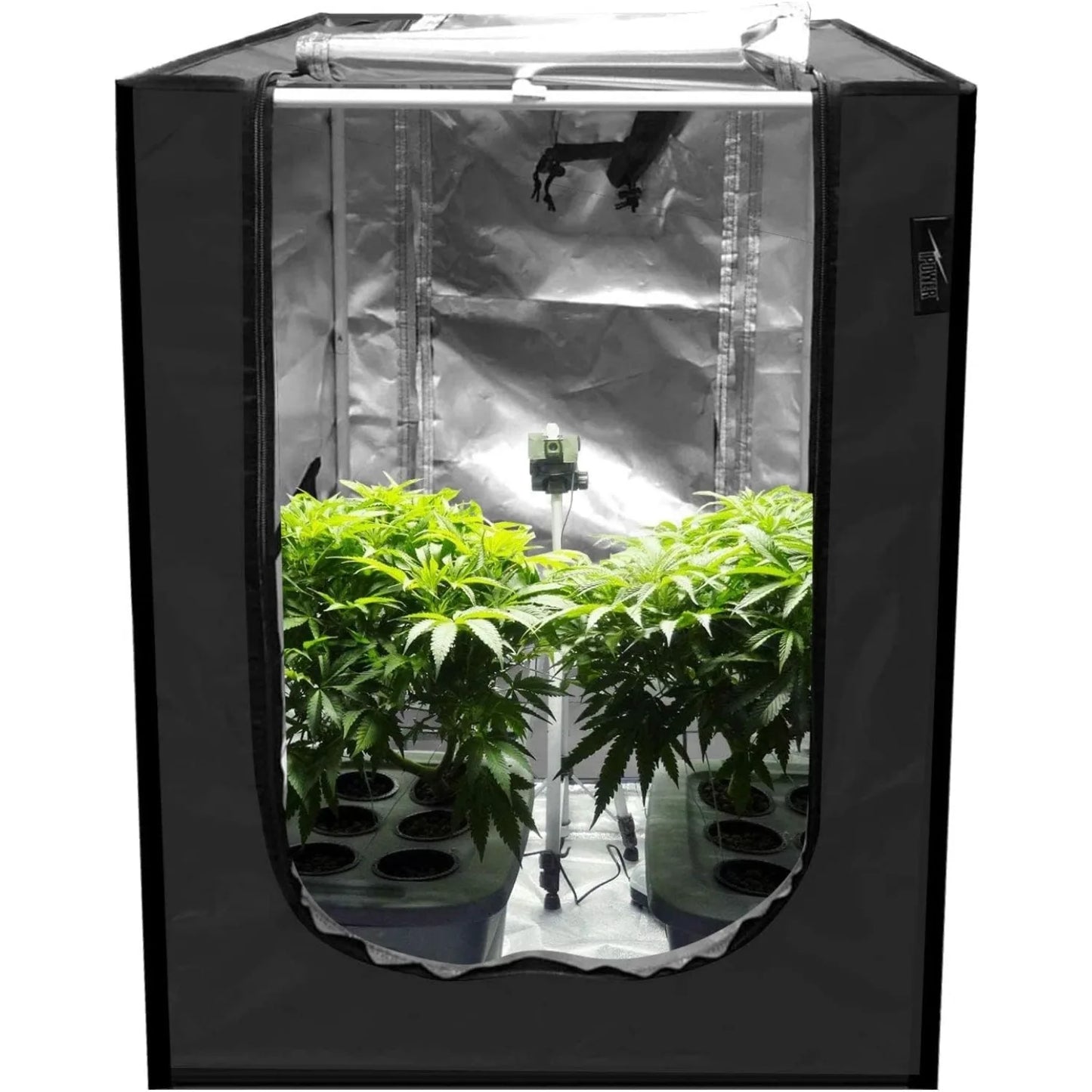 24"x24"x36" Grow Tent, High Reflective Mylar Grow Room with Observation Window and Removable Floor Tray