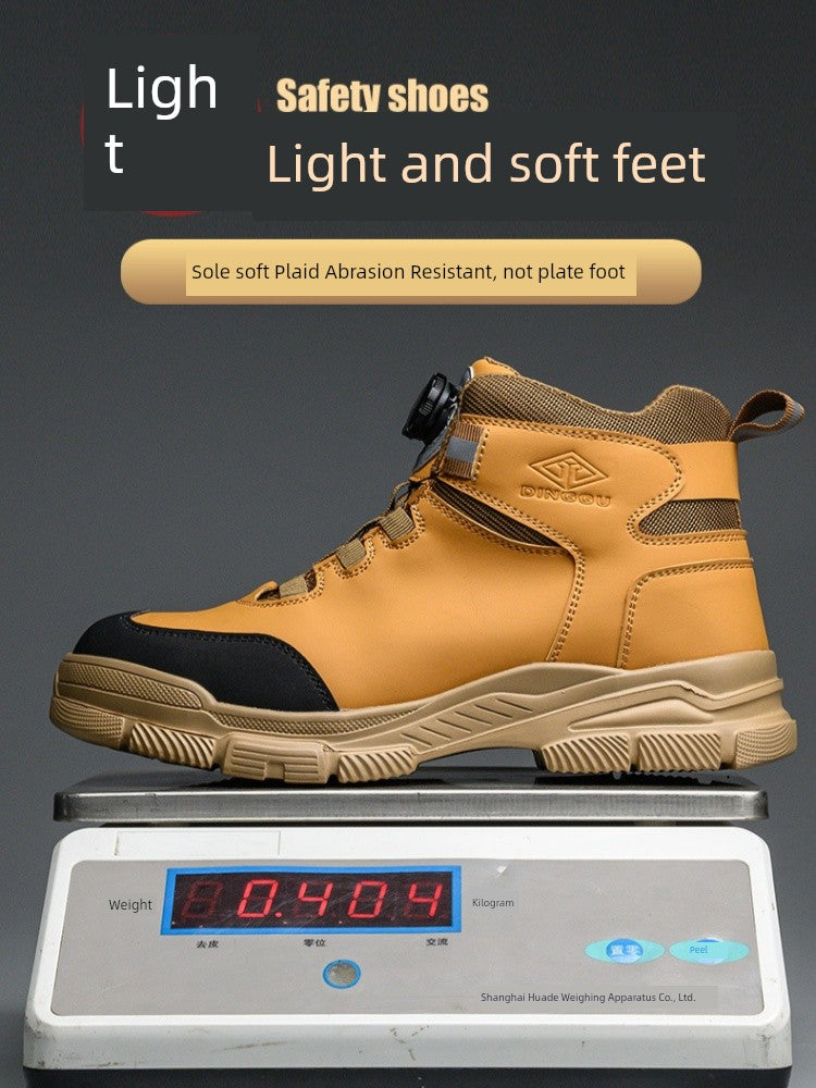 Super Soft Bottom Anti-Smashing and Anti-Penetration Boots Labor Protection Shoes