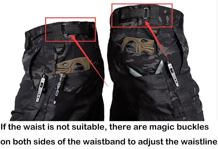 Summer Tactical Shorts Men Military Multi-pocket Wear-resistant Cargo Short Pants Outdoor Army Combat Waterproof Work Shorts