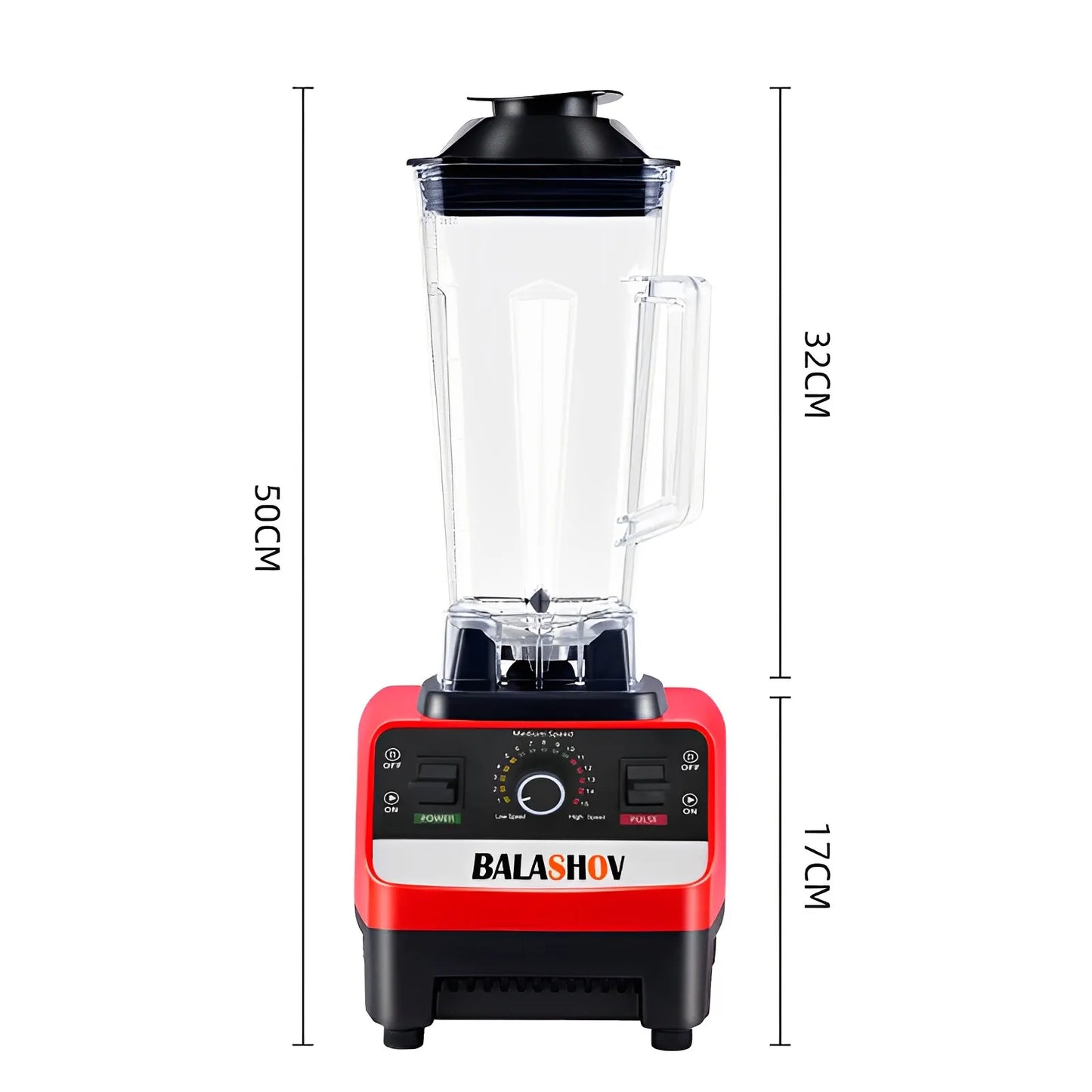 Electric Stationary Blender Heavy Duty Professional Commercial Mixer Ice Smoothies for Kitchen 2000W High Power Food Processor