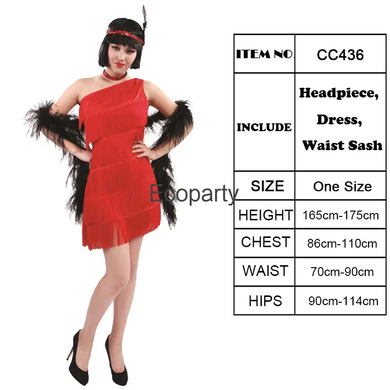 1920s Vintage Flapper Dress For Women Vintage 70s Hippie Disco Party Holloween Costume Lady Sexy Sequin Fringe Mini Dress No Boa