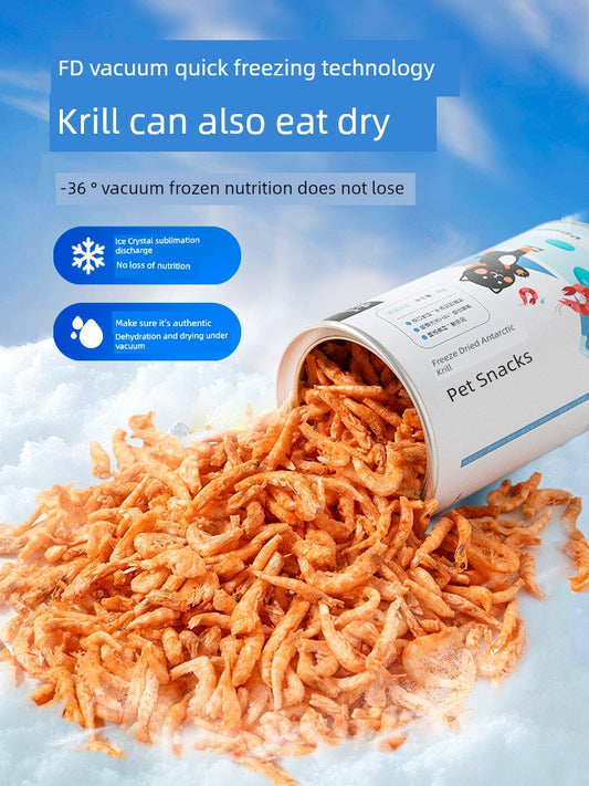 Weitu Dried Minnows Salt-Free Fertilizer into Cat Antarctic Krill