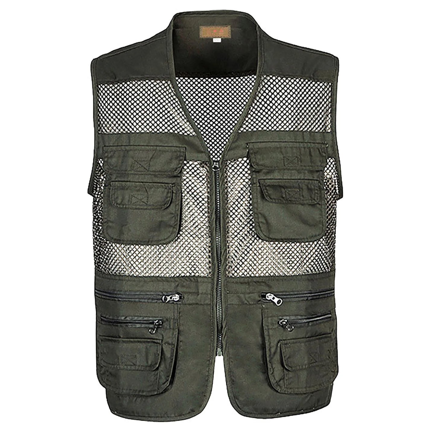 Summer Thin Mesh Vest Outdoor Sportsfor Jackets Big Size Sleeveless Waistcoat Casual Tactical Work Wear Camping Fishing Vests