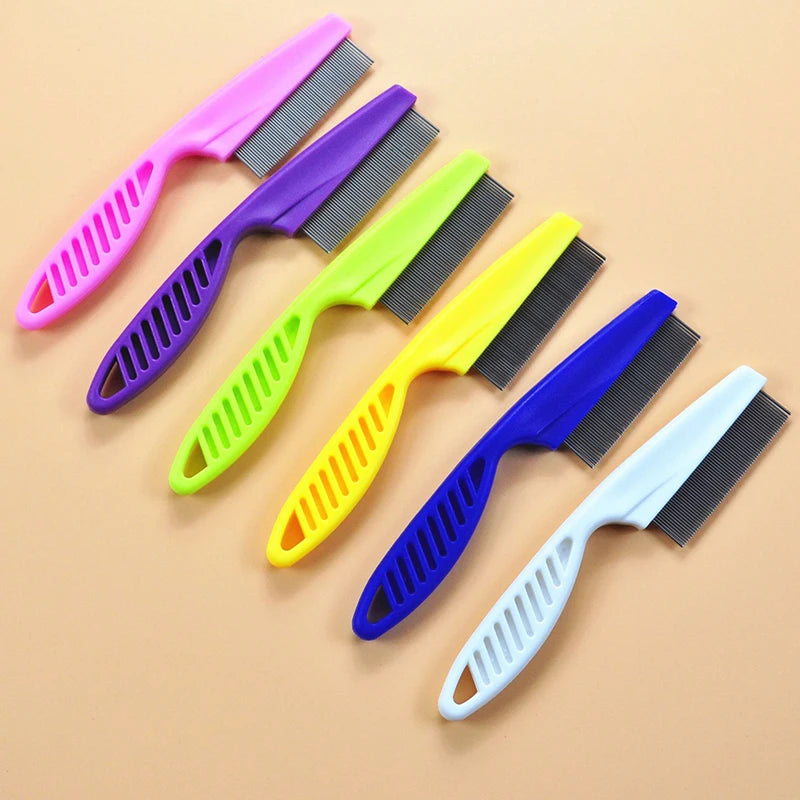 Flea Comb Stainless Steel Insect Repellent Brush Pet Care Combs Hair Grooming Portable Tool Fur Removal Cat And Dog Supplies