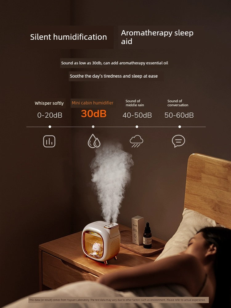 USB Office Desk Surface Panel Non-Plug-in Bear Humidifier