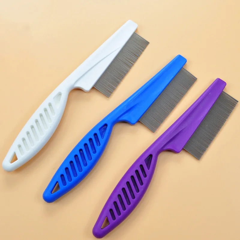 Flea Comb Stainless Steel Insect Repellent Brush Pet Care Combs Hair Grooming Portable Tool Fur Removal Cat And Dog Supplies