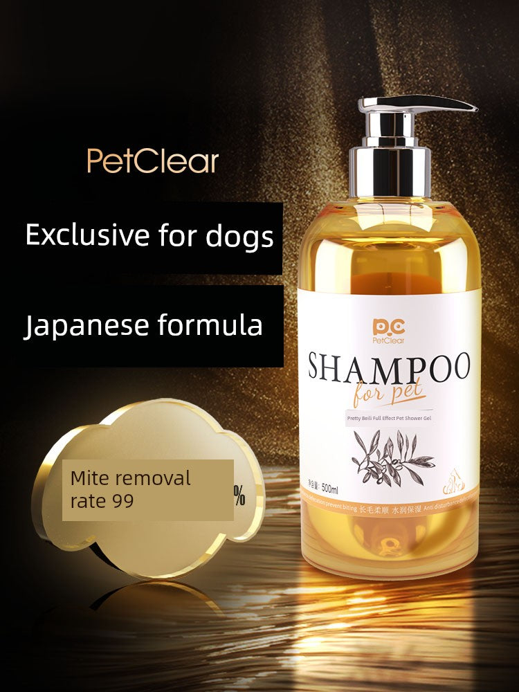 Deodorant Antiitching Bichon Pomeranian White Hair Dog Shower Gel