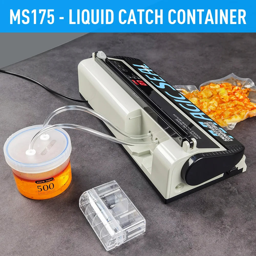 Senior Electric Vacuum Sealer Packaging Machine For Home Kitchen For Sealing Fresh Packaging Machine For Food Preservation MS175