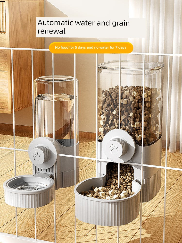 Rabbit Food Basin Dog Hanging Automatic Cat Water Fountain